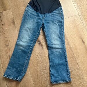 Madewell Maternity Jeans Kick Crop 28P